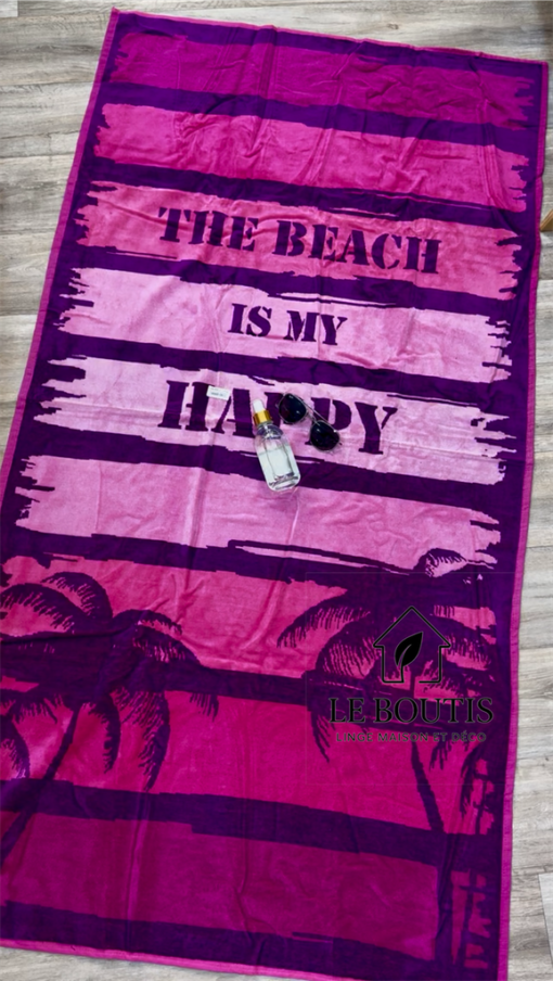 SERVIETTE DE PLAGE, SWEETY, BIG SIZE, 90/170, (REF208)