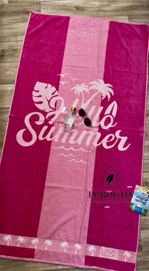 SERVIETTE DE PLAGE, SWEETY, BIG SIZE, 90/170, (REF201)