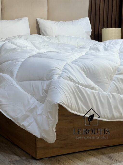 COUETTE 2 PLACES (TEXTILA), BLANCHE , 240/260