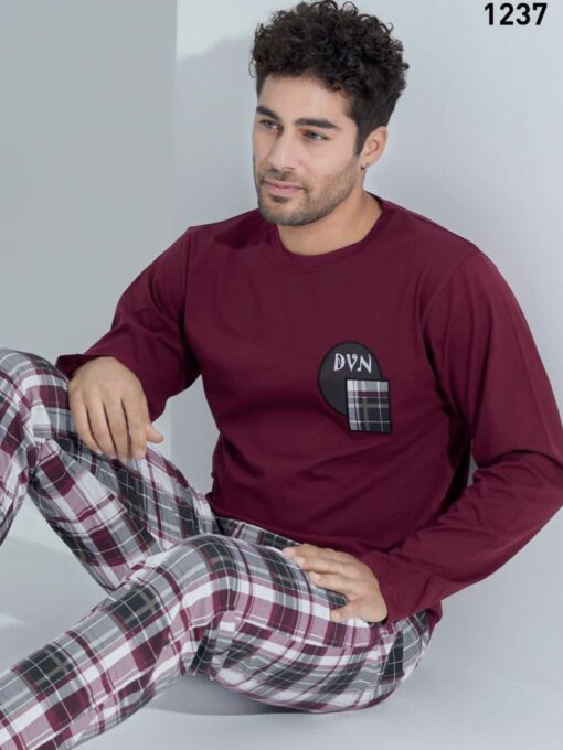 PYJAMA HOMME, Devino, (100% COTON), RÉF 1237GN
