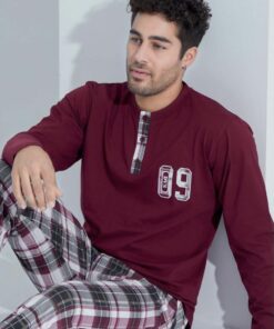 PYJAMA HOMME, Devino, (100% COTON), RÉF 1239GN