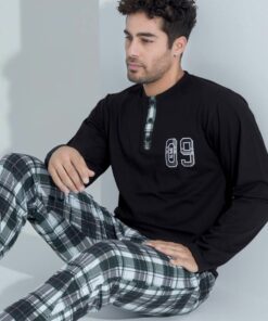 PYJAMA HOMME, Devino, (100% COTON), RÉF 1239GR