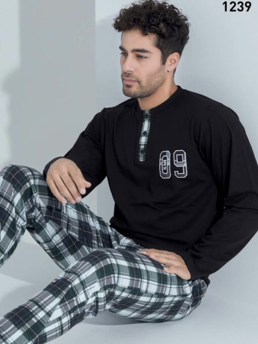 PYJAMA HOMME, Devino, (100% COTON), RÉF 1239GR