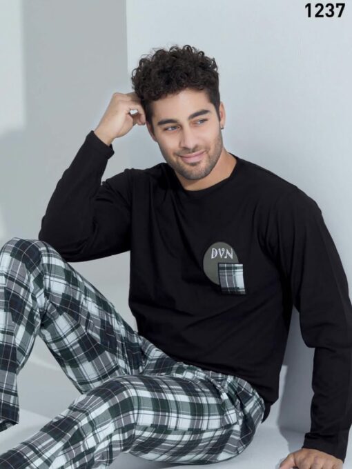 PYJAMA HOMME, Devino, (100% COTON), RÉF 1237GR