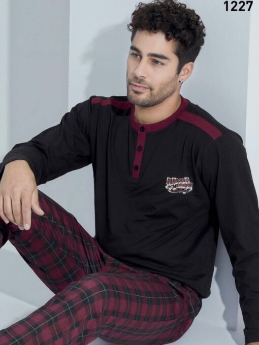 PYJAMA HOMME, Devino, (100% COTON), RÉF 1227GN