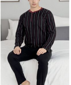 PYJAMA HOMME, Devino, (100% COTON), RÉF 1320 NR