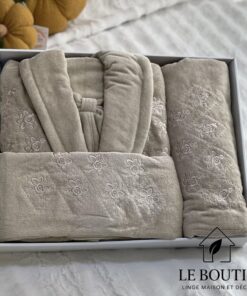 SORTIE DE BAIN ORIENTAL, 5 PIÈCES (L/XL), (100% COTON)