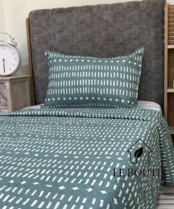 COUVRE LIT, MAISON NATURE, 2 PIÈCES