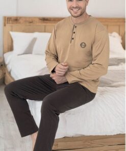 PYJAMA HOMME, Devino, (100% COTON), RÉF 1359 BG