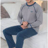 PYJAMA HOMME, Devino, (100% COTON), RÉF 1357 GR