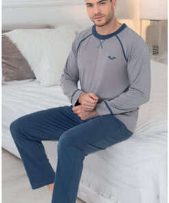 PYJAMA HOMME, Devino, (100% COTON), RÉF 1357 GR