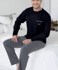 PYJAMA HOMME, Devino, (100% COTON), RÉF 1356 NR