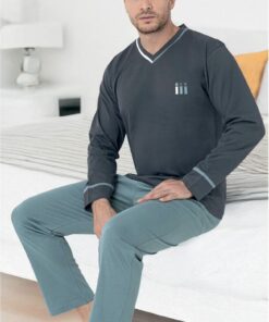 PYJAMA HOMME, Devino, (100% COTON), RÉF 1354 GR