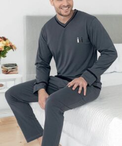 PYJAMA HOMME, Devino, (100% COTON), RÉF 1349 GR
