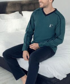 PYJAMA HOMME, Devino, (100% COTON), RÉF 1358 VR